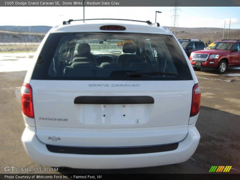Stone White / Medium Slate Gray 2005 Dodge Grand Caravan SE