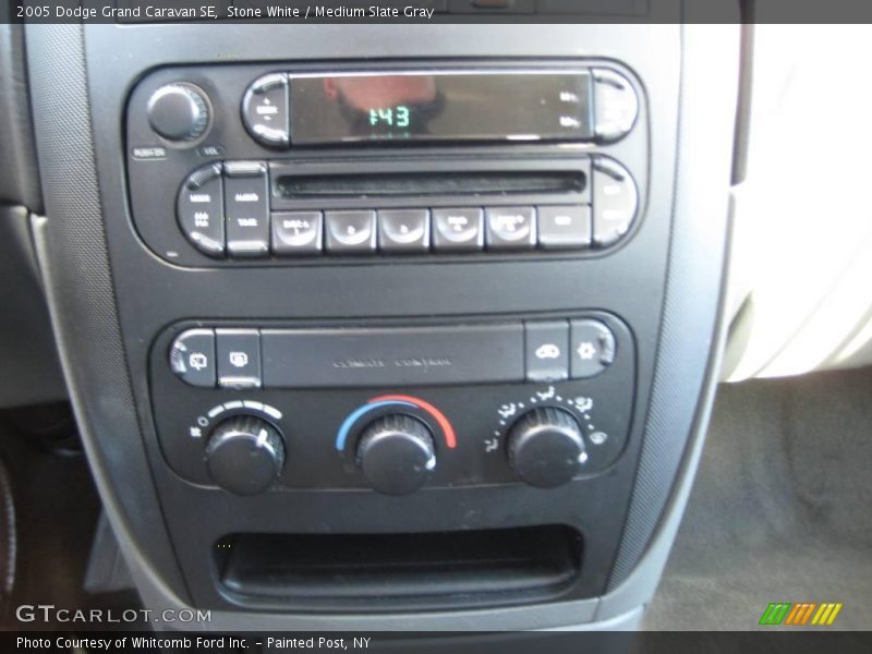 Stone White / Medium Slate Gray 2005 Dodge Grand Caravan SE