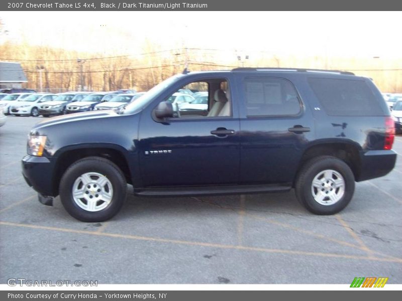 Black / Dark Titanium/Light Titanium 2007 Chevrolet Tahoe LS 4x4