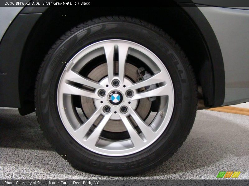 Silver Grey Metallic / Black 2006 BMW X3 3.0i