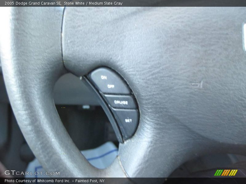 Stone White / Medium Slate Gray 2005 Dodge Grand Caravan SE
