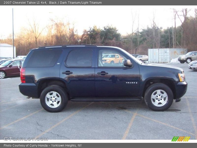 Black / Dark Titanium/Light Titanium 2007 Chevrolet Tahoe LS 4x4