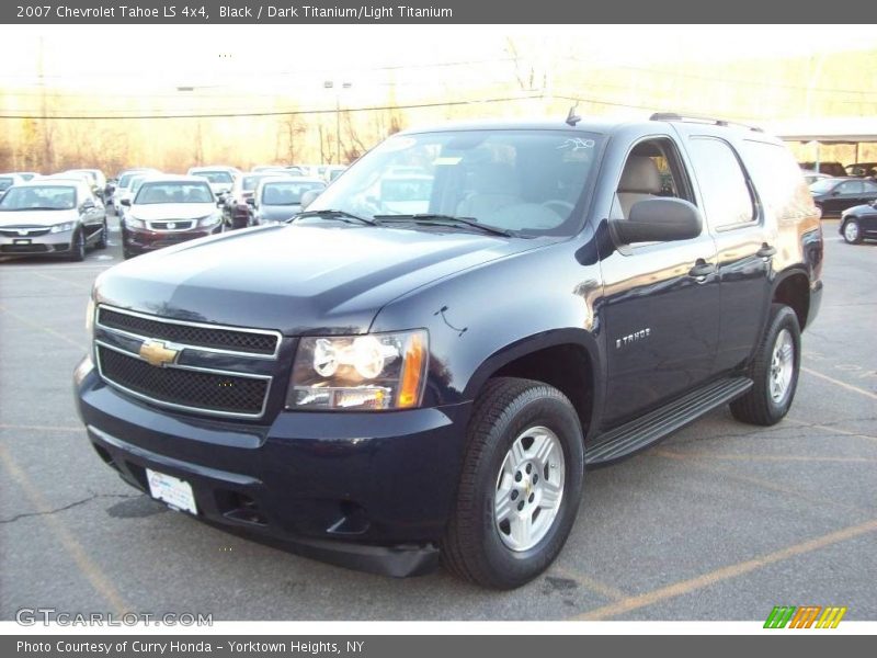 Black / Dark Titanium/Light Titanium 2007 Chevrolet Tahoe LS 4x4