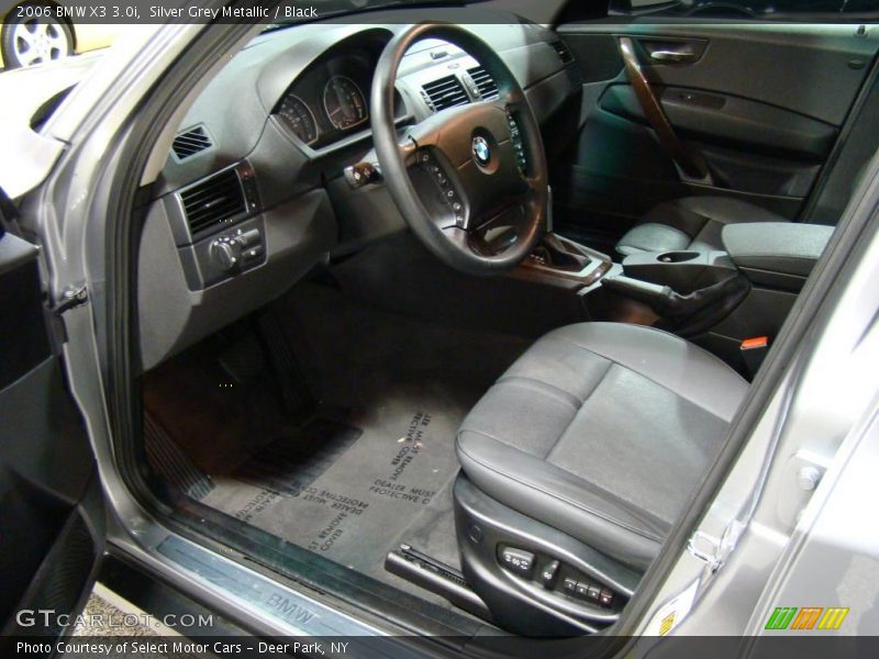 Silver Grey Metallic / Black 2006 BMW X3 3.0i
