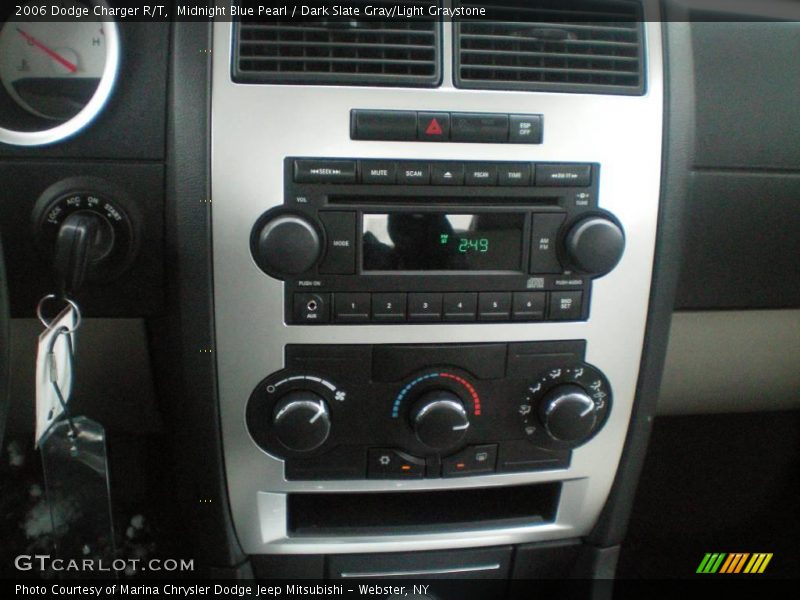 Midnight Blue Pearl / Dark Slate Gray/Light Graystone 2006 Dodge Charger R/T
