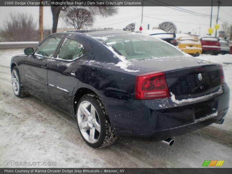 Midnight Blue Pearl / Dark Slate Gray/Light Graystone 2006 Dodge Charger R/T