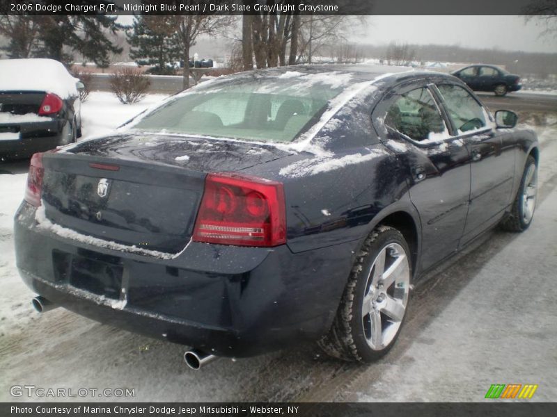 Midnight Blue Pearl / Dark Slate Gray/Light Graystone 2006 Dodge Charger R/T