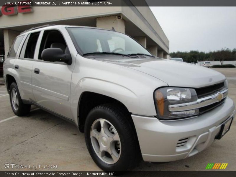 Silverstone Metallic / Light Gray 2007 Chevrolet TrailBlazer LS