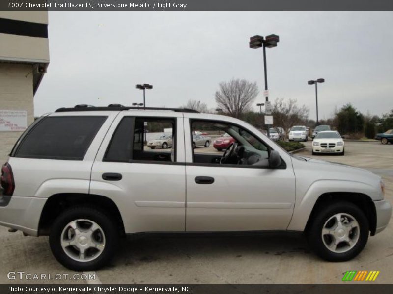 Silverstone Metallic / Light Gray 2007 Chevrolet TrailBlazer LS