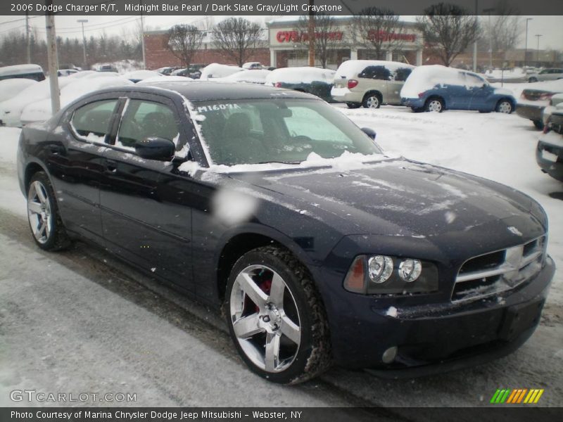 Midnight Blue Pearl / Dark Slate Gray/Light Graystone 2006 Dodge Charger R/T