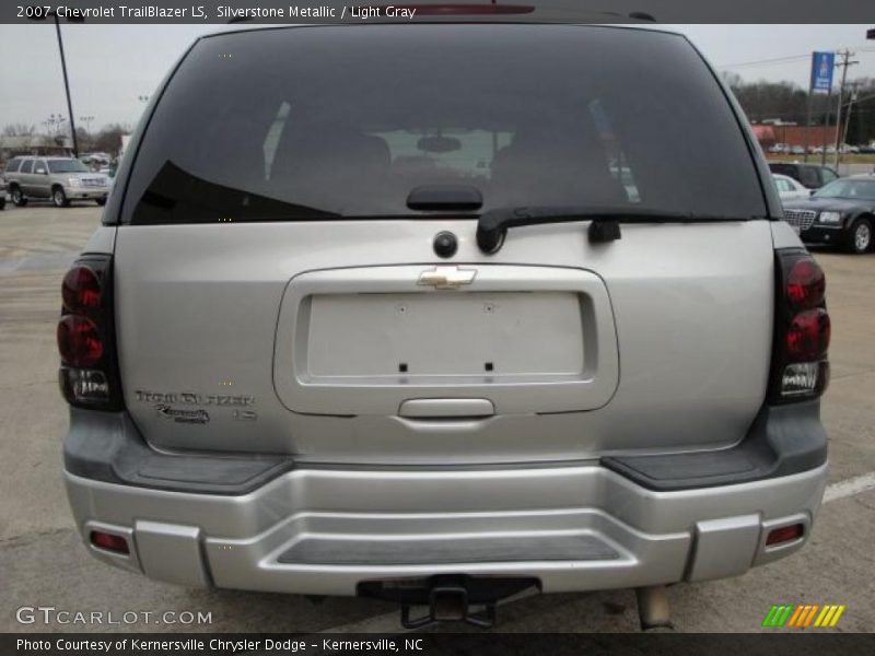 Silverstone Metallic / Light Gray 2007 Chevrolet TrailBlazer LS