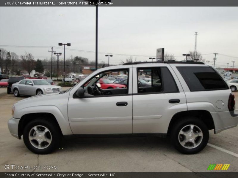 Silverstone Metallic / Light Gray 2007 Chevrolet TrailBlazer LS