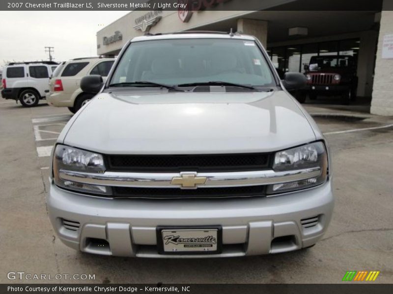 Silverstone Metallic / Light Gray 2007 Chevrolet TrailBlazer LS