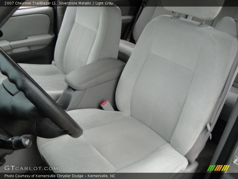 Silverstone Metallic / Light Gray 2007 Chevrolet TrailBlazer LS