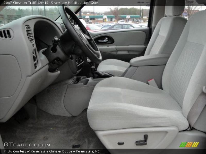 Silverstone Metallic / Light Gray 2007 Chevrolet TrailBlazer LS