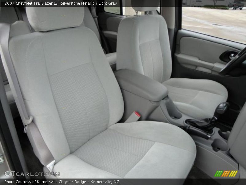 Silverstone Metallic / Light Gray 2007 Chevrolet TrailBlazer LS