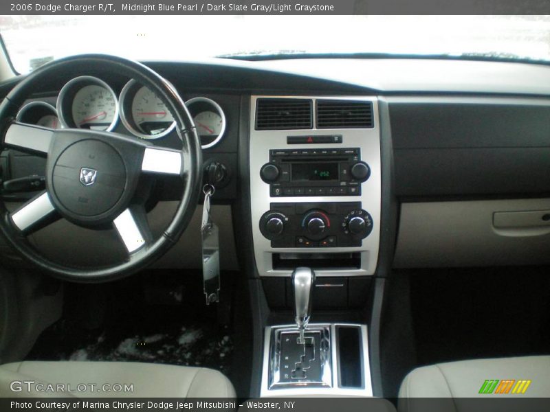 Midnight Blue Pearl / Dark Slate Gray/Light Graystone 2006 Dodge Charger R/T