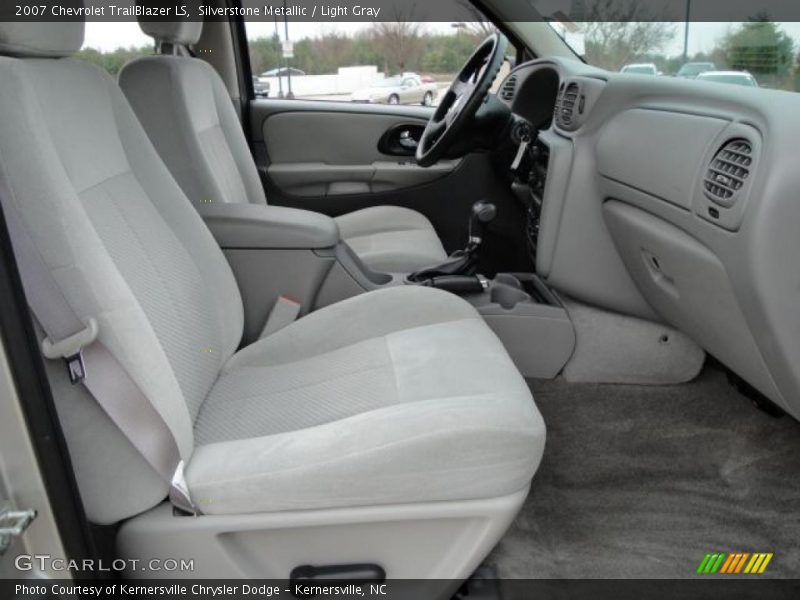 Silverstone Metallic / Light Gray 2007 Chevrolet TrailBlazer LS