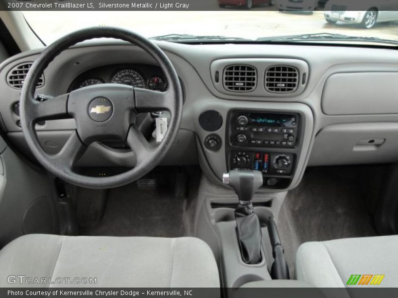 Silverstone Metallic / Light Gray 2007 Chevrolet TrailBlazer LS