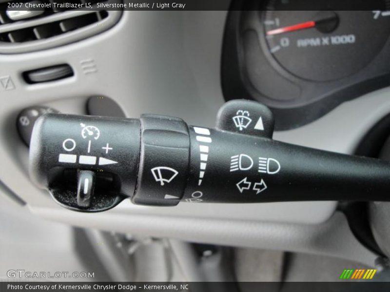 Silverstone Metallic / Light Gray 2007 Chevrolet TrailBlazer LS