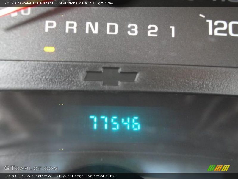 Silverstone Metallic / Light Gray 2007 Chevrolet TrailBlazer LS