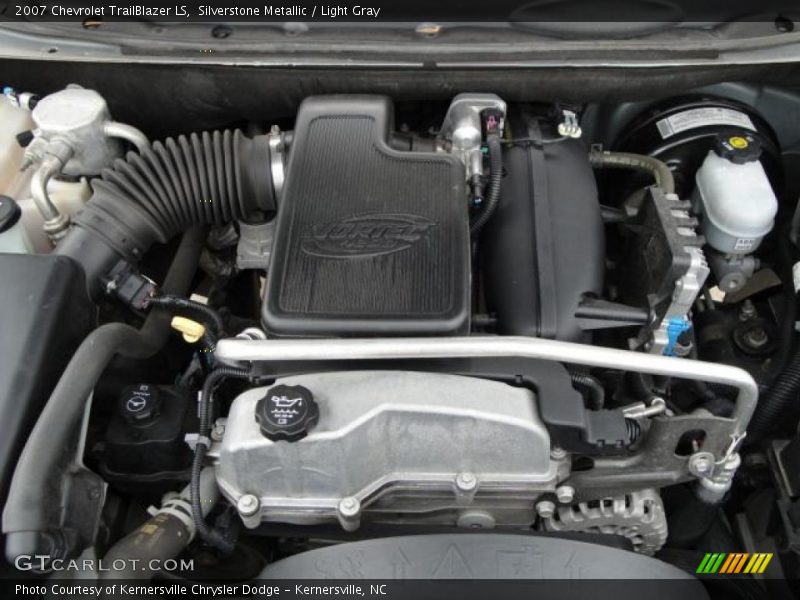 Silverstone Metallic / Light Gray 2007 Chevrolet TrailBlazer LS