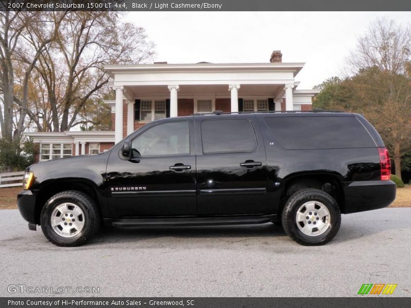 Black / Light Cashmere/Ebony 2007 Chevrolet Suburban 1500 LT 4x4