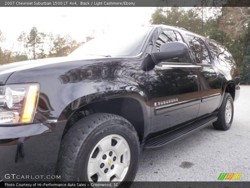 Black / Light Cashmere/Ebony 2007 Chevrolet Suburban 1500 LT 4x4
