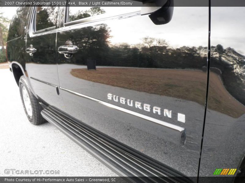 Black / Light Cashmere/Ebony 2007 Chevrolet Suburban 1500 LT 4x4