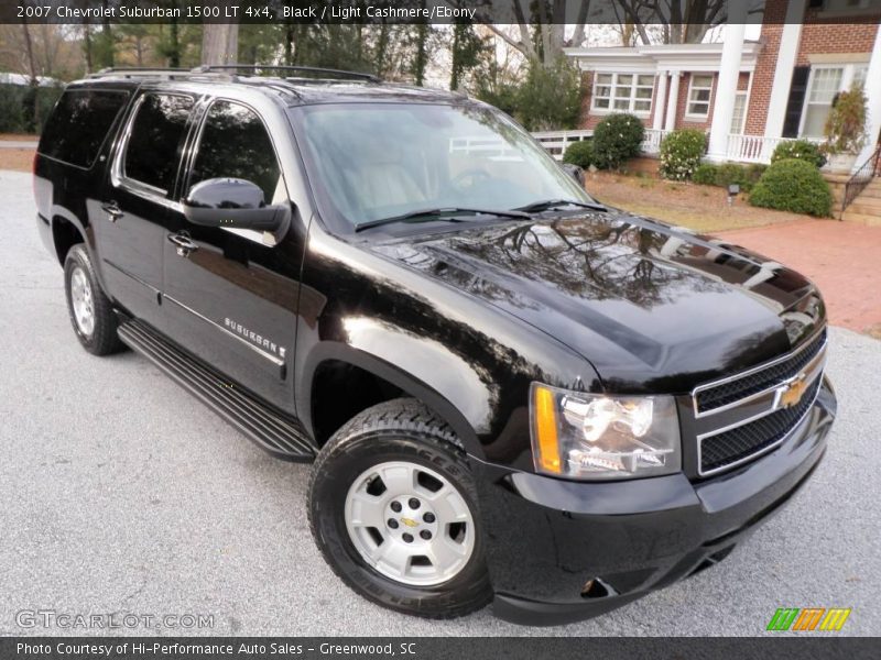 Black / Light Cashmere/Ebony 2007 Chevrolet Suburban 1500 LT 4x4