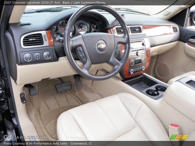 Black / Light Cashmere/Ebony 2007 Chevrolet Suburban 1500 LT 4x4