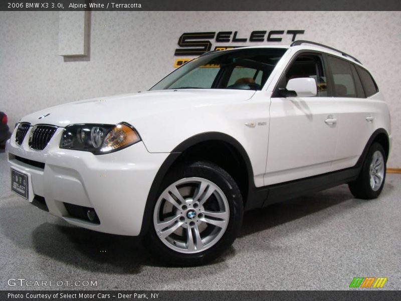 Alpine White / Terracotta 2006 BMW X3 3.0i
