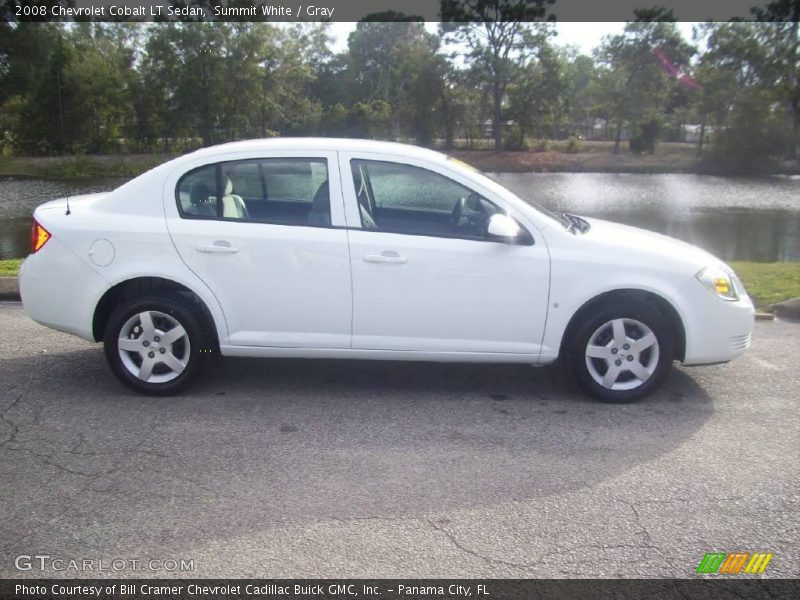 Summit White / Gray 2008 Chevrolet Cobalt LT Sedan