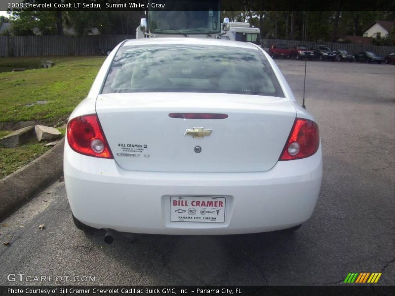 Summit White / Gray 2008 Chevrolet Cobalt LT Sedan