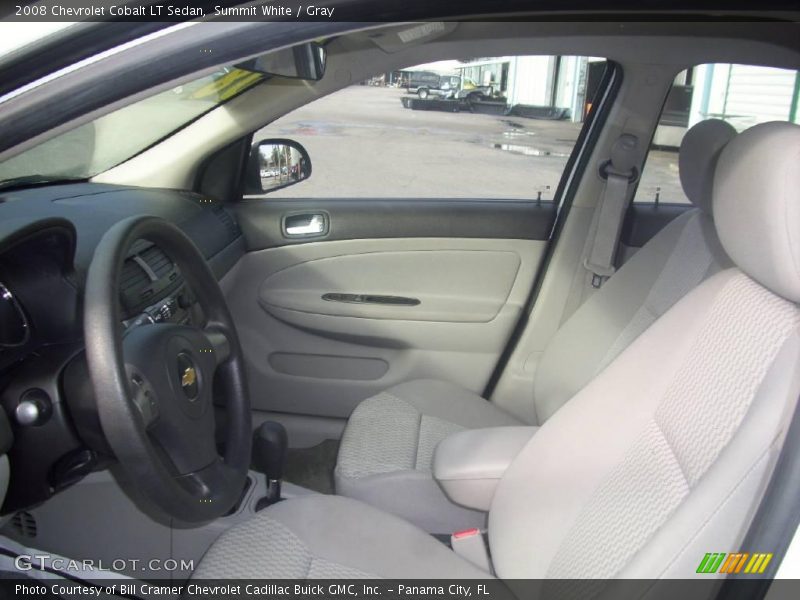 Summit White / Gray 2008 Chevrolet Cobalt LT Sedan