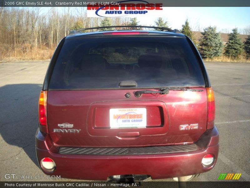 Cranberry Red Metallic / Light Gray 2006 GMC Envoy SLE 4x4