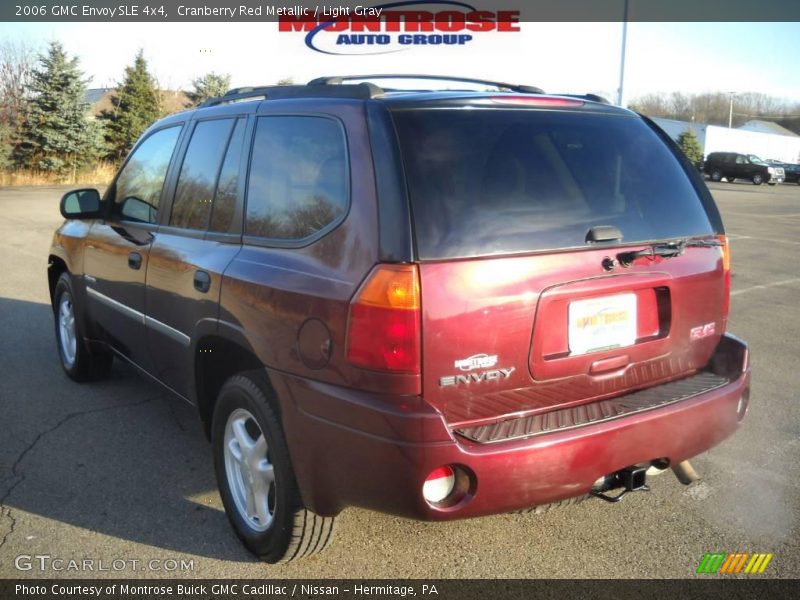 Cranberry Red Metallic / Light Gray 2006 GMC Envoy SLE 4x4