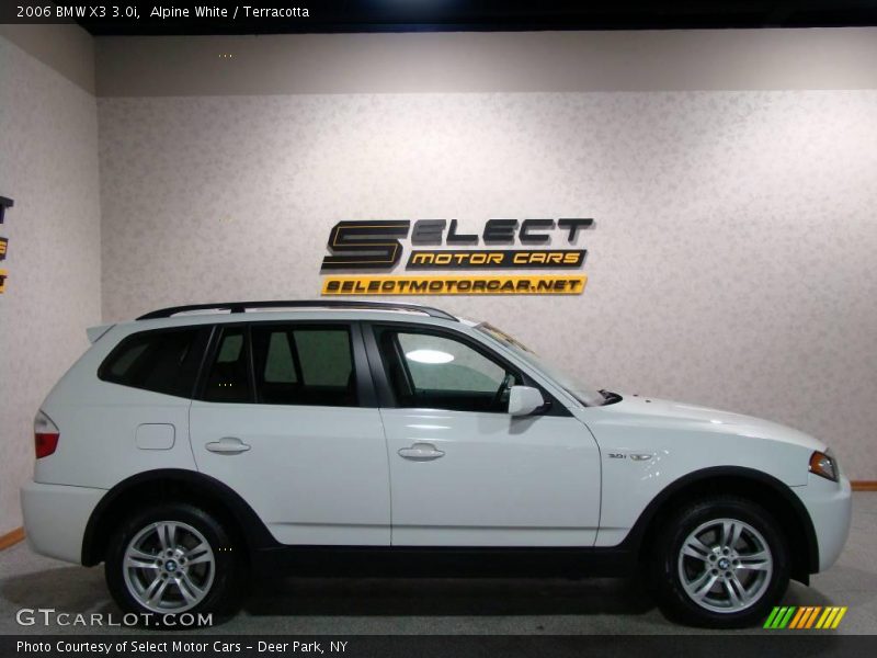 Alpine White / Terracotta 2006 BMW X3 3.0i