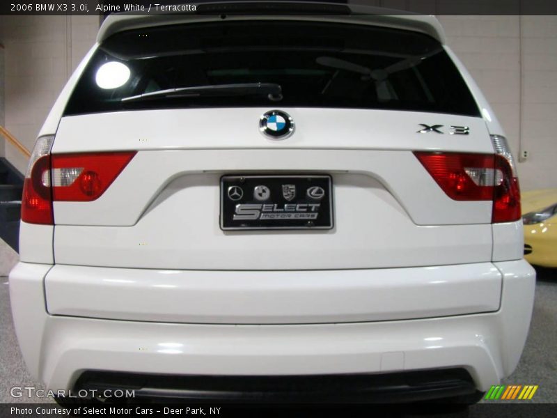 Alpine White / Terracotta 2006 BMW X3 3.0i