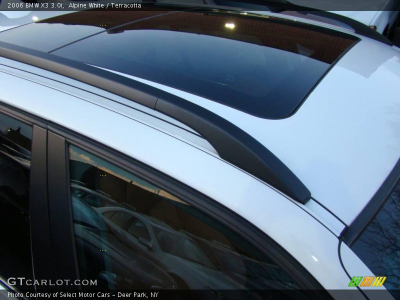 Alpine White / Terracotta 2006 BMW X3 3.0i