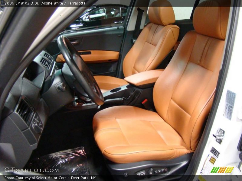 Alpine White / Terracotta 2006 BMW X3 3.0i