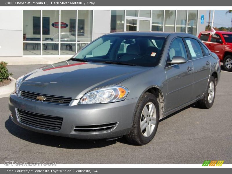 Dark Silver Metallic / Gray 2008 Chevrolet Impala LS