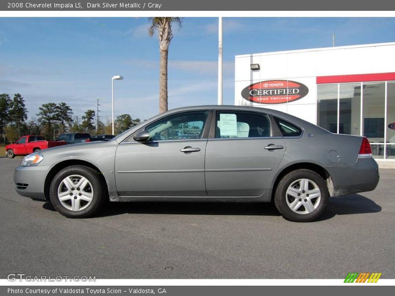 Dark Silver Metallic / Gray 2008 Chevrolet Impala LS