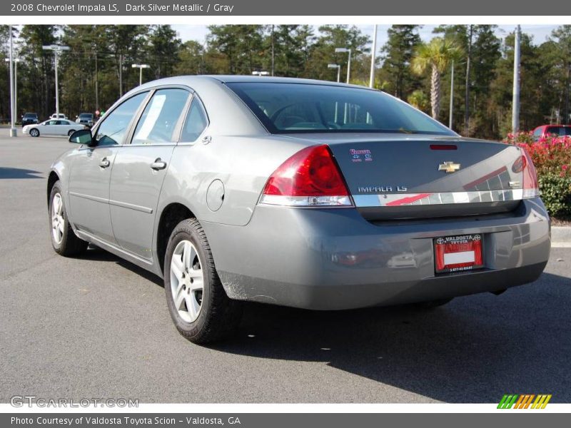Dark Silver Metallic / Gray 2008 Chevrolet Impala LS