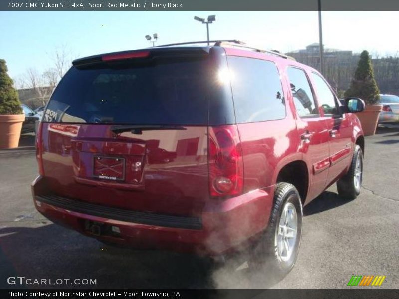 Sport Red Metallic / Ebony Black 2007 GMC Yukon SLE 4x4