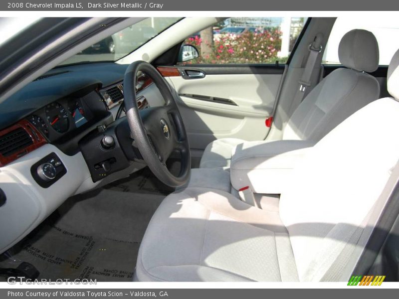 Dark Silver Metallic / Gray 2008 Chevrolet Impala LS