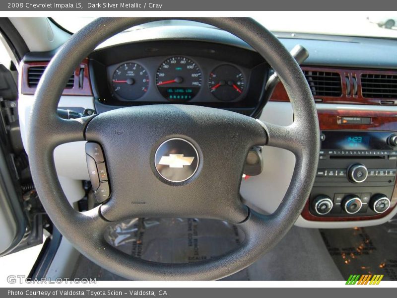 Dark Silver Metallic / Gray 2008 Chevrolet Impala LS