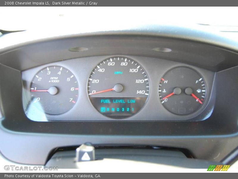 Dark Silver Metallic / Gray 2008 Chevrolet Impala LS