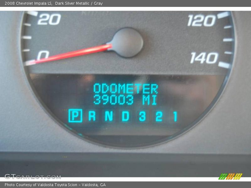 Dark Silver Metallic / Gray 2008 Chevrolet Impala LS