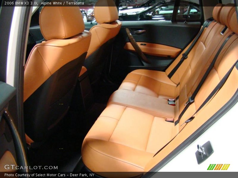 Alpine White / Terracotta 2006 BMW X3 3.0i